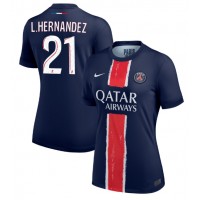 Paris Saint-Germain Lucas Hernandez #21 Fotballklær Hjemmedrakt Dame 2024-25 Kortermet